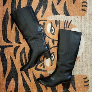 Madewell Knee-High Leather Boots - 8.5 regular